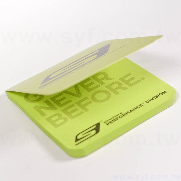 方形封卡便利貼-50張N次貼單色印刷-封面單面雙色上亮膜-導圓角